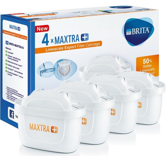 Комплект картриджів Brita MAXTRА+ Limescale для жорсткої води, 4 шт