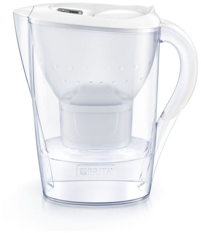 Фільтр-глечик Brita Marella Memo MX 2.4 л (1.4 л очищеної води), білий