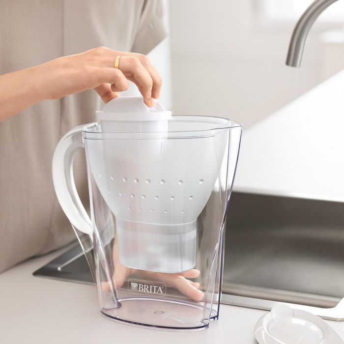 Фільтр-глечик Brita Marella Memo MX 2.4 л (1.4 л очищеної води), білий