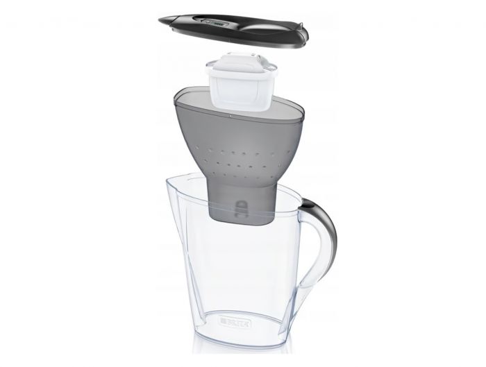 Фільтр-глечик Brita Marella Memo MX 2.4 л (1.4 л очищеної води), графіт