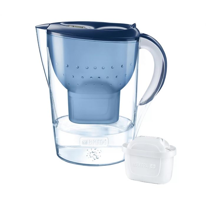 Фільтр-глечик Brita Marella Memo MX 2.4 л (1.4 л очищеної води), синій