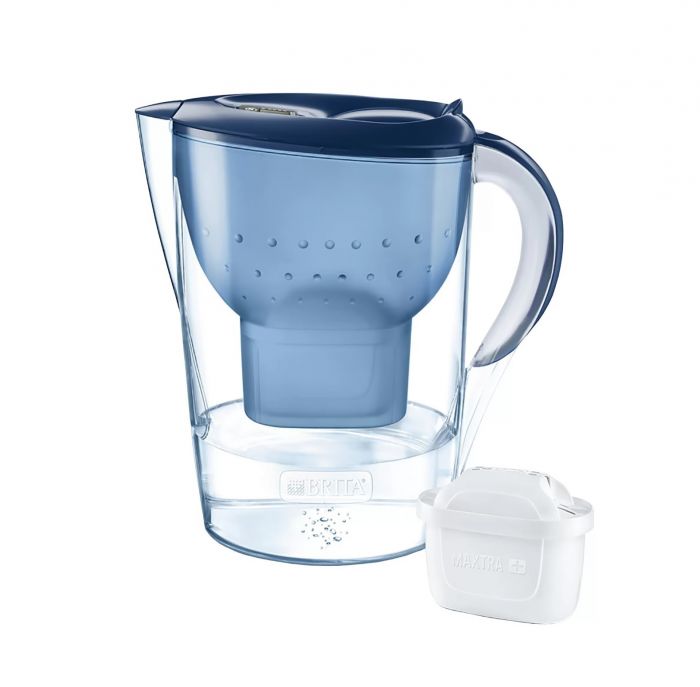 Фільтр-глечик Brita Marella Memo MX 2.4 л (1.4 л очищеної води), синій