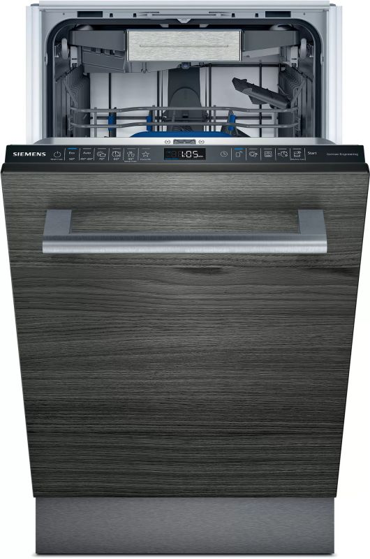 Посудомийна машина Siemens вбудовувана, 10компл., A+++, 45см, дисплей, 3й кошик, білий