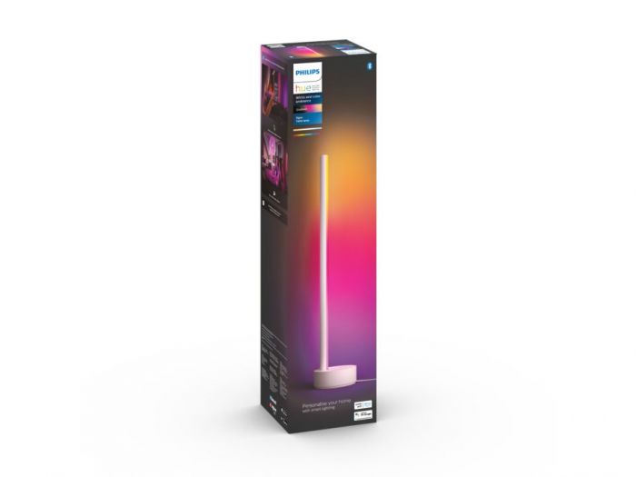 Настільний світильник розумний Philips Hue Signe, 2000K-6500K, RGB, Gradient, ZigBee, димування, 55см, білий