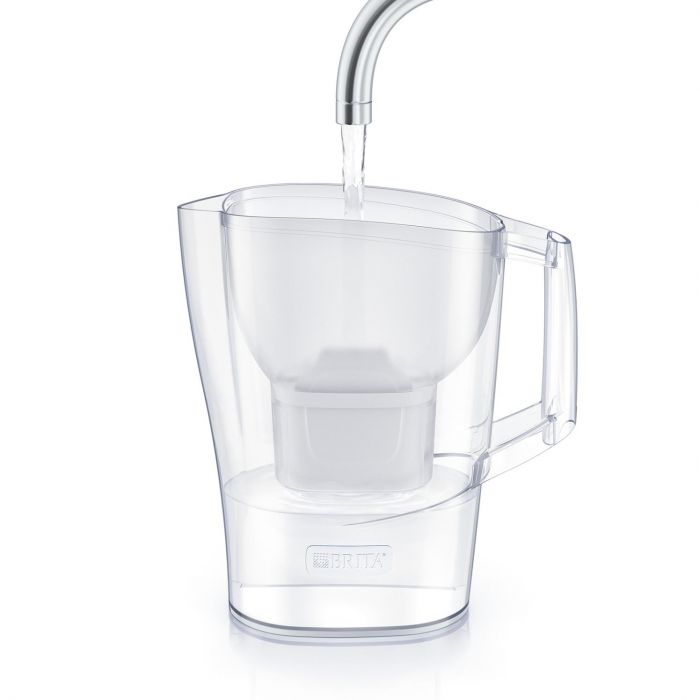 Фільтр-глечик Brita Aluna Memo + 2 картриджа, 2.4 л (1.4 л очищеної води),білий