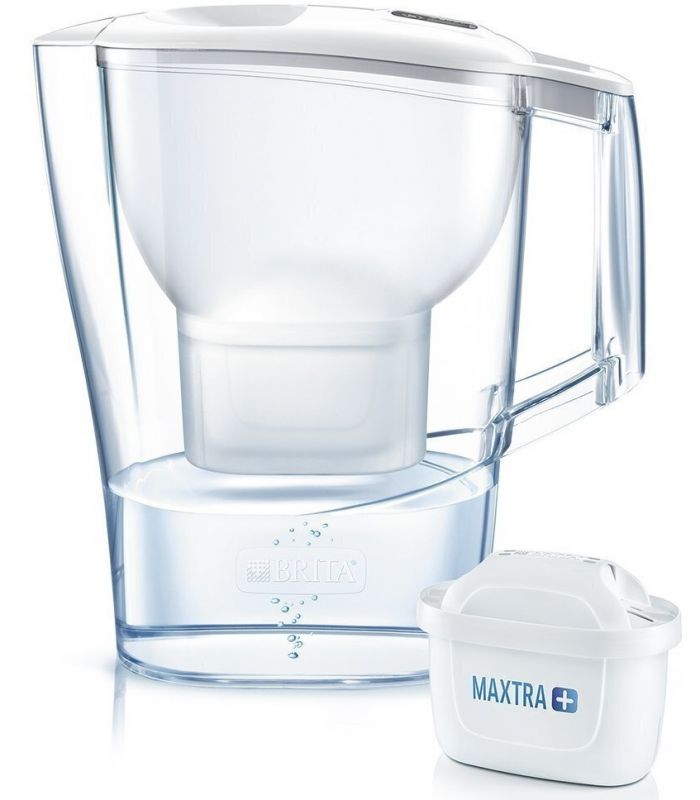 Фільтр-глечик Brita Aluna Memo 2.4 л (1.4 л очищеної води), білий