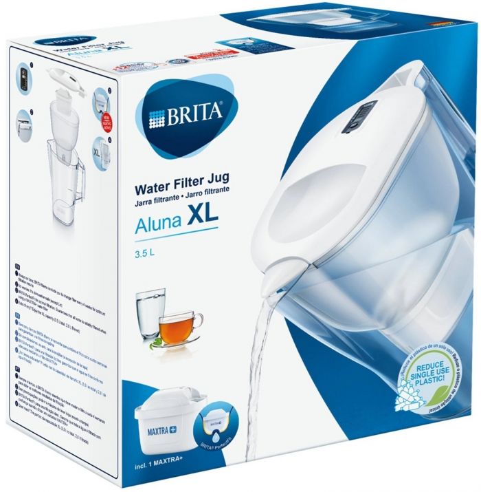 Фільтр-глечик Brita Aluna XL Memo 3.5 л (2.0 л очищеної води), білий