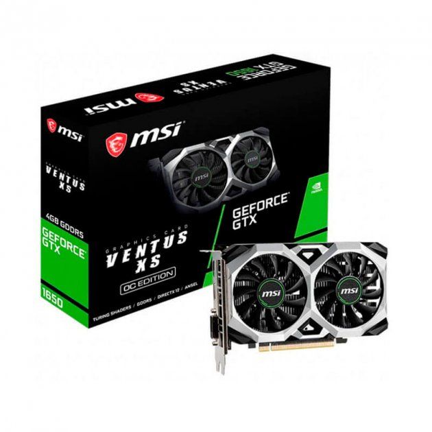 Відеокарта MSI GeForce GTX 1650 4GB GDDR5 VENTUS XS OCV1