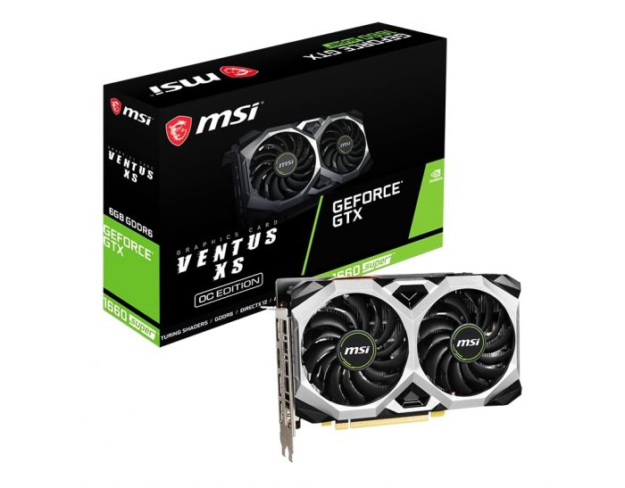 Відеокарта MSI GeForce GTX 1660 SUPER 6GB GDDR6 VENTUS XS OC