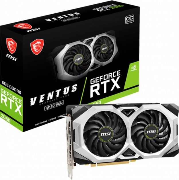 Відеокарта MSI GeForce RTX 2060 12GB GDDR6 VENTUS GP OC