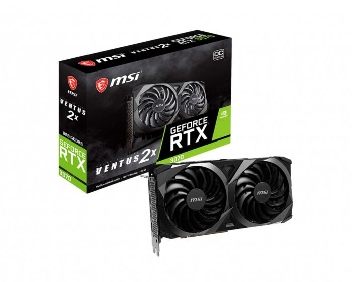 Відеокарта MSI GeForce RTX 3070 8GB GDDR6 VENTUS 2X OC LHR