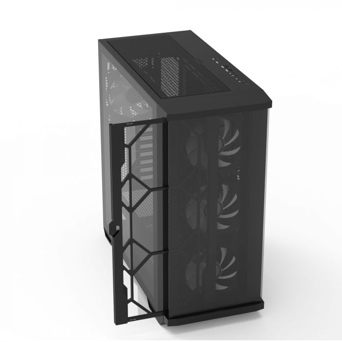 Корпус Zalman Z10 Duo BLACK, MidT, 2xUSB3.0, 1 x USB Type-C, 3x140мм ARGB,1x120мм ARGB, скло (бічна панель), без БЖ, чорний