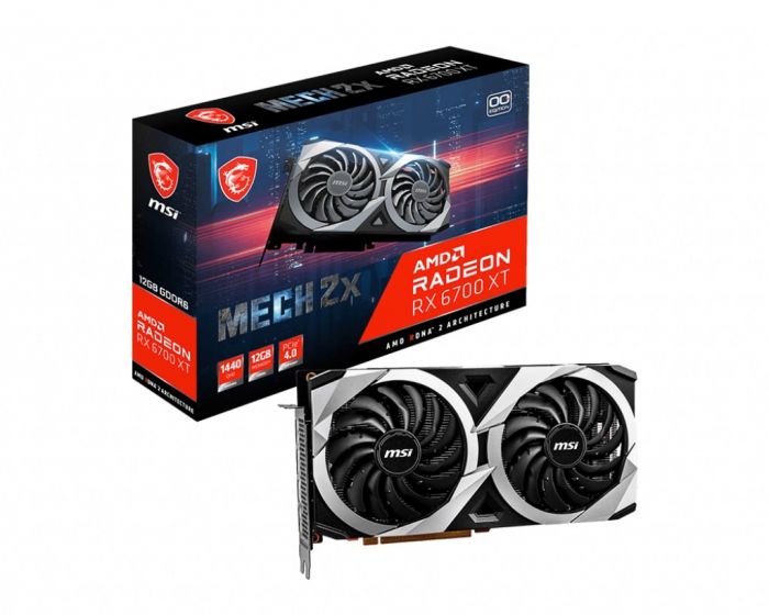 Відеокарта MSI Radeon RX 6700 XT 12GB DDR6 MECH 2X OC