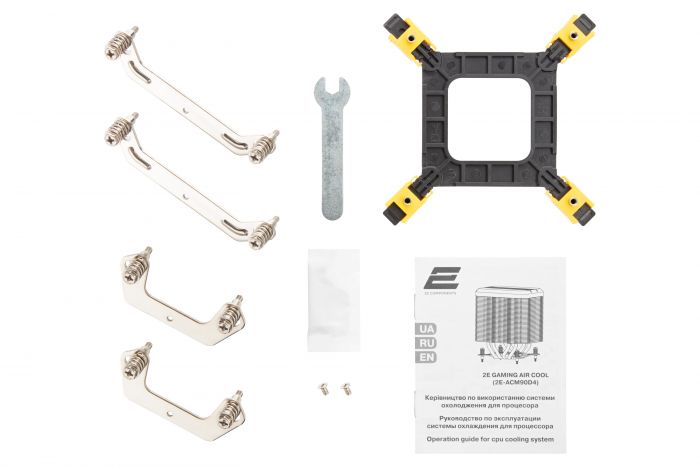 Процесорний кулер 2E GAMING AIR COOL (ACM90D4) ARGB,115X,1200,1366,1700 FM1,FM2,AM2,AM2+,AM3,AM3+,AM4, 90мм,TDP 180W