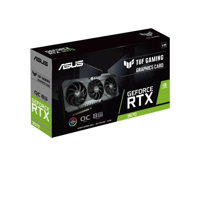 Відеокарта ASUS GeForce RTX 3070 8GB GDDR6 TUF GAMING OC V2 LHR TUF-RTX3070-O8G-V2-GAMING