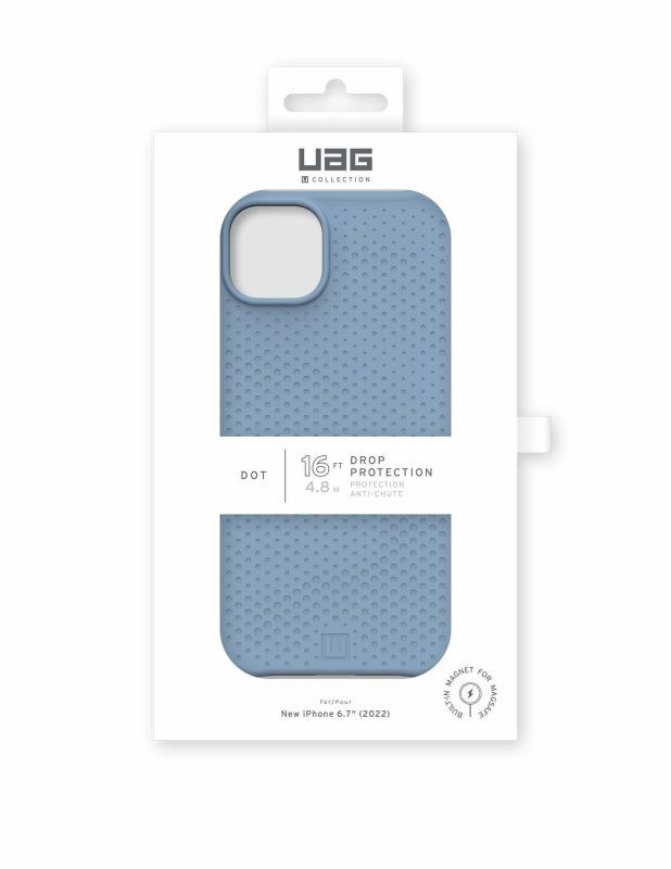 Чохол UAG [U] для Apple iPhone 14 Plus Dot Magsafe, Cerulean