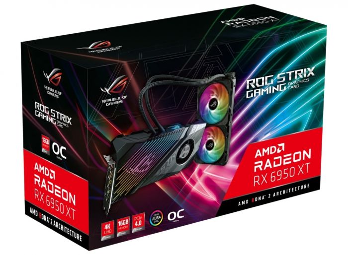 Відеокарта ASUS Radeon RX 6950 XT 16GB GDDR6 GAMING OC liquid-cooled ROG-STRIX-LC-RX6950XT-O16G-GAMING