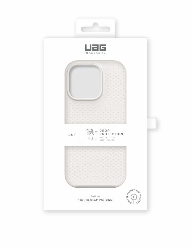 Чохол UAG [U] для Apple iPhone 14 Pro Dot Magsafe, Marshmallow
