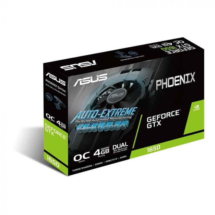 Відеокарта ASUS GeForce GTX 1650 4GB GDDR5 PH OC PH-GTX1650-O4G