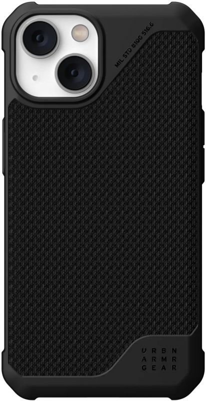 Чохол UAG для Apple iPhone 14 Metropolis LT Magsafe, Kevlar Black