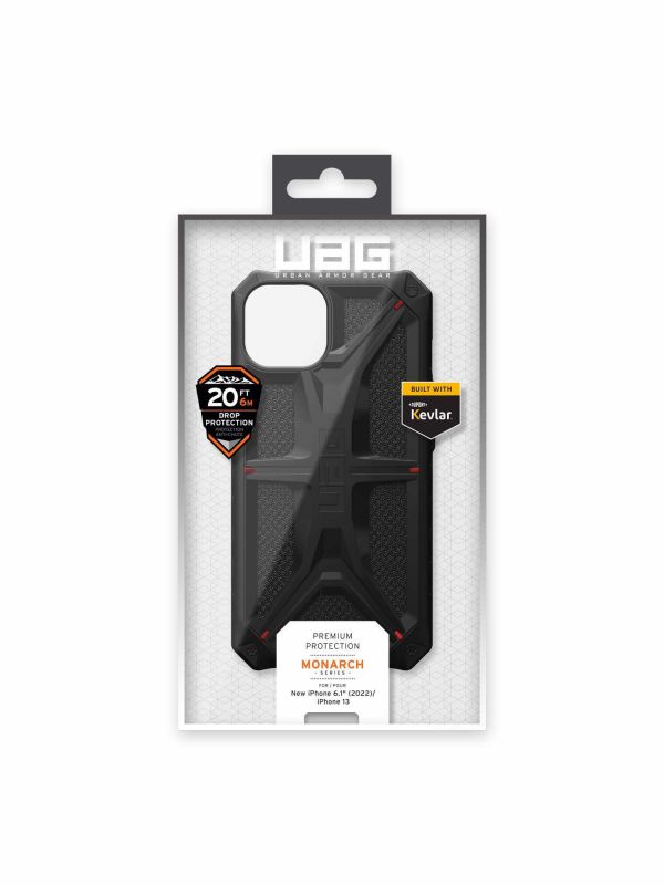 Чохол UAG для Apple iPhone 14 Monarch, Kevlar Black