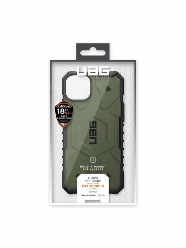 Чохол UAG для Apple iPhone 14 Plus Pathfinder Magsafe, Olive