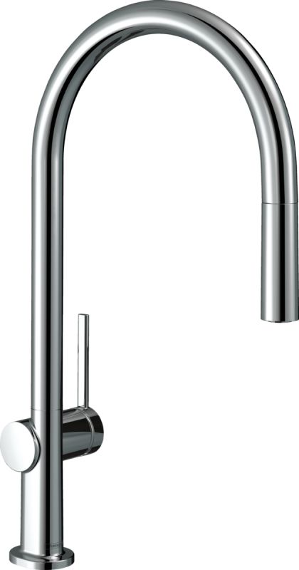 Змішувач для кухні Hansgrohe Talis M54, довж.виливу - 223мм, витяжний, 1важіль, KM210, хром