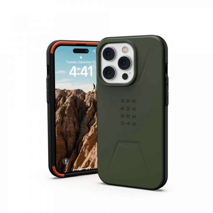 Чохол UAG для Apple iPhone 14 Pro Civilian Magsafe, Olive