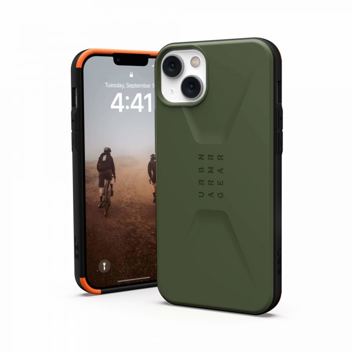 Чохол UAG для Apple iPhone 14 Plus Civilian, Olive