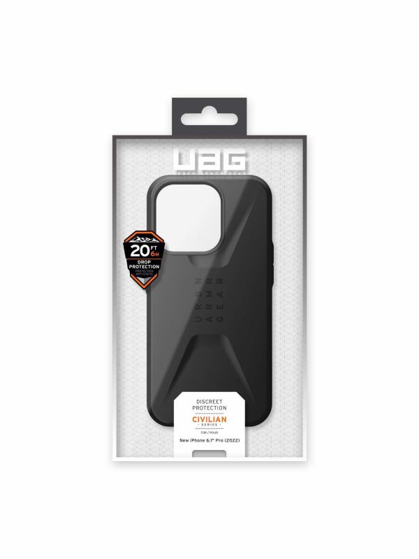 Чохол UAG для Apple iPhone 14 Pro Civilian, Black