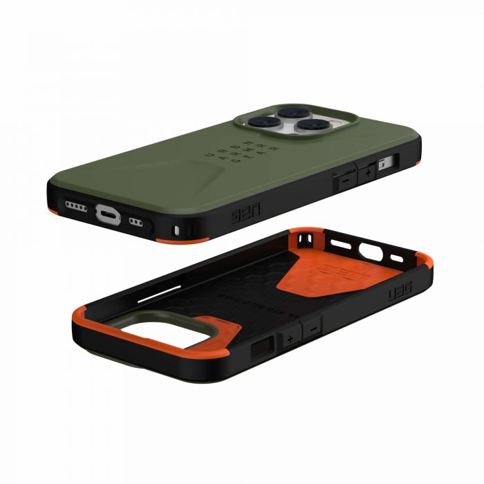 Чохол UAG для Apple iPhone 14 Pro Civilian, Olive