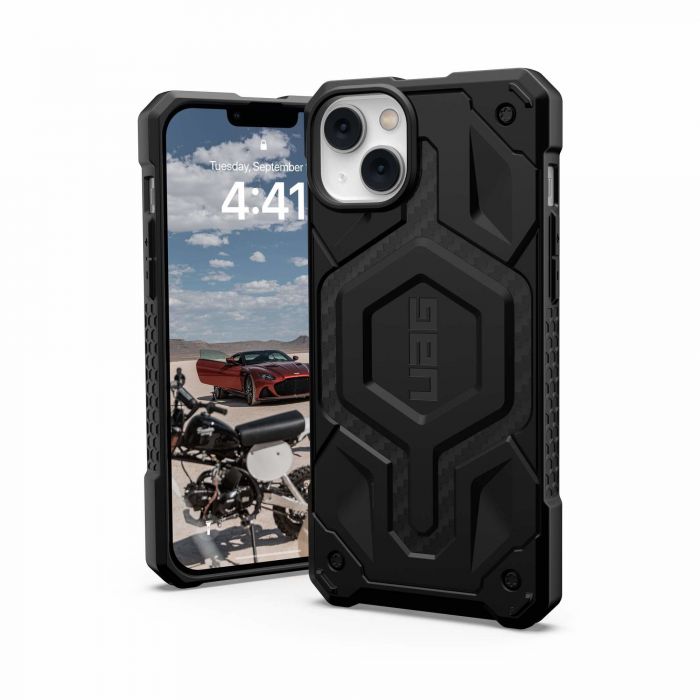 Чохол UAG для Apple iPhone 14 Plus Monarch Pro Magsafe, Carbon Fiber