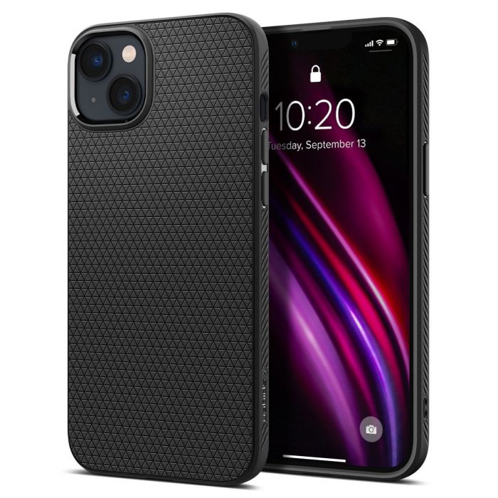 Чохол Spigen для Apple iPhone 14 Plus Liquid Air, Matte Black