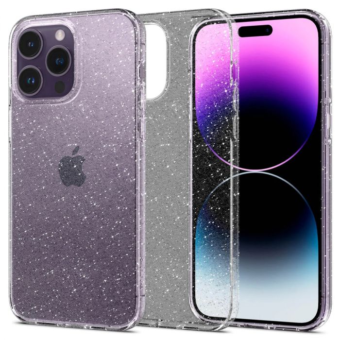 Чохол Spigen для Apple Iphone 14 Pro Liquid Crystal Glitter, Rose Quartz