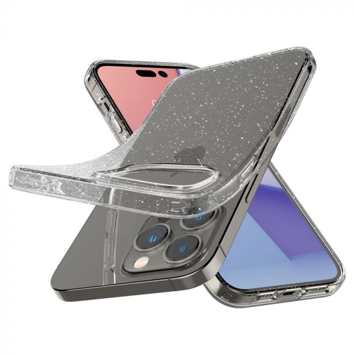 Чохол Spigen для Apple iPhone 14 Pro Liquid Crystal Glitter, Crystal Quartz