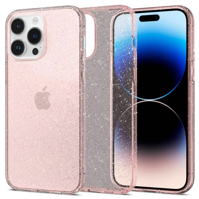 Чохол Spigen для Apple Iphone 14 Pro Max Liquid Crystal Glitter, Rose Quartz