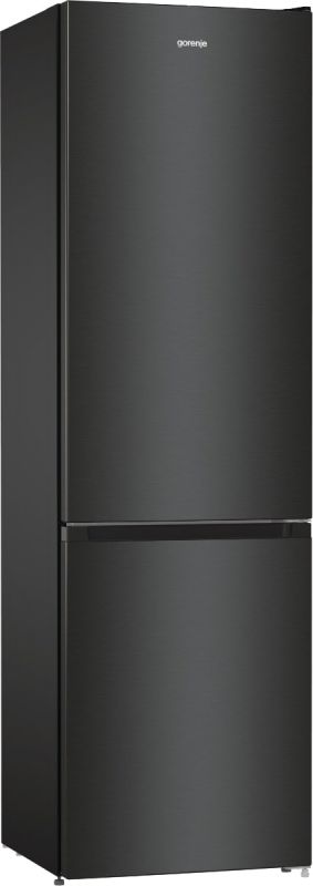 Холодильник з нижн. мороз. камерою Gorenje NRK6202EBXL4 200х60х60см, 2 двері, 235( 96)л, А++, NoFrost+ , LED дисплей, Зона св-ті, чорний