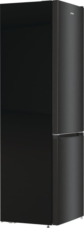 Холодильник з нижн. мороз. камерою Gorenje NRK6202EBXL4 200х60х60см, 2 двері, 235( 96)л, А++, NoFrost+ , LED дисплей, Зона св-ті, чорний