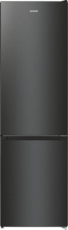 Холодильник з нижн. мороз. камерою Gorenje NRK6202EBXL4 200х60х60см, 2 двері, 235( 96)л, А++, NoFrost+ , LED дисплей, Зона св-ті, чорний