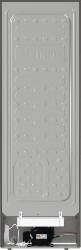 Холодильник з нижн. мороз. камерою Gorenje RK6192PS4, 185х60х60см, 2 двері, 208(112)л, А++, механіч.  упр. , Зона св-ті, Сріблястий