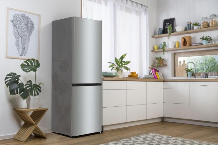 Холодильник з нижн. мороз. камерою Gorenje RK62EXL4, 185х60х60см, 2 двері, 208(112)л, А++, механіч.  упр. , Зона св-ті, Нерж