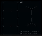 Варильна поверхня Electrolux індукційна, 60см, розширена зона, Hob2Hood, чорний