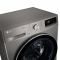 Пральна машина LG фронтальна, 8,5кг, 1200, A+++, 48см, дисплей, пара, інвертор, cріблястий