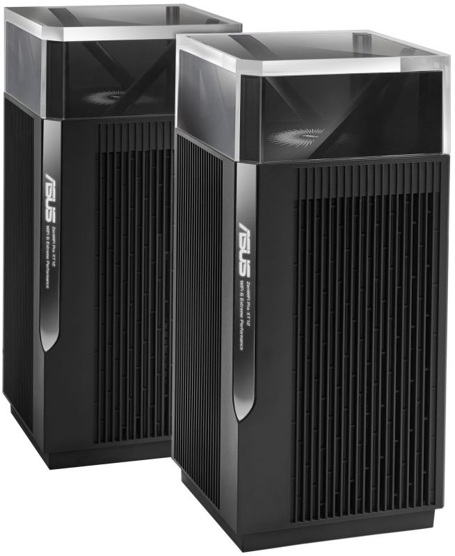 Маршрутизатор ASUS ZenWiFi Pro XT12 2PK 2xGE LAN 1x2.5GE LAN 1x2.5GE WAN 1xUSB 3.1 1xUSB 2.0 MU-MIMO OFDMA MESH