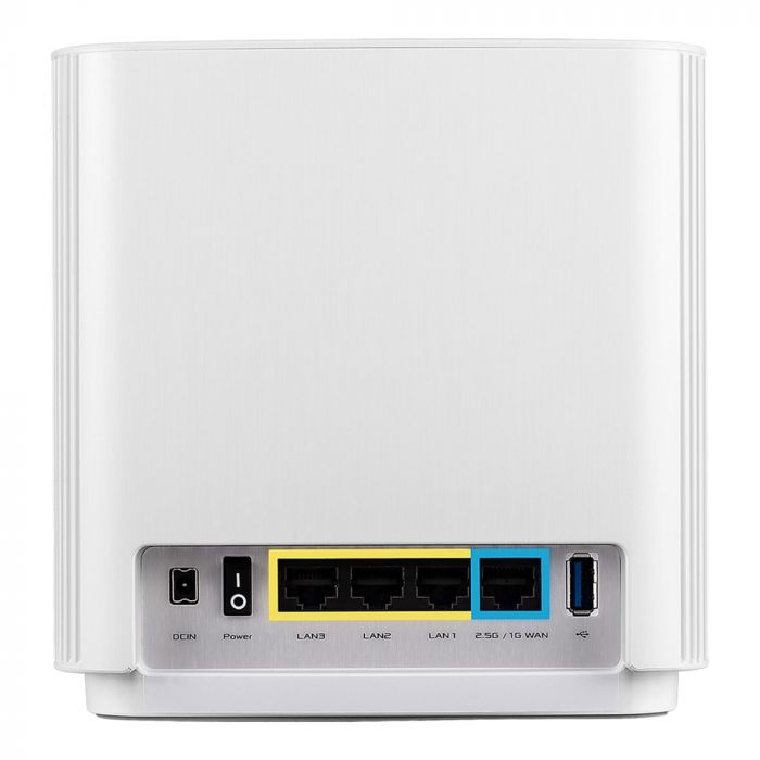 Маршрутизатор ASUS ZenWiFi XT8 1PK white AX6600 3xGE LAN 1x2.5GE WAN 1xUSB3.1 WPA3 OFDMA MESH