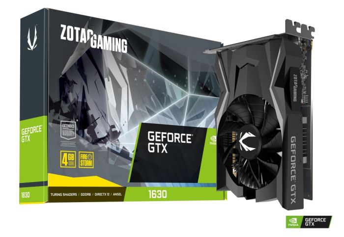 Відеокарта ZOTAC GeForce GTX 1630 4GB GDDR6