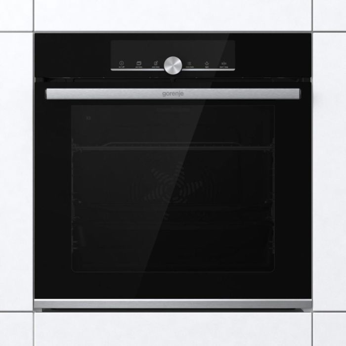 Шафа Gorenje BPSX6747A05BG духова електрична, 77л, A+, дисплей, піроліз, чорний