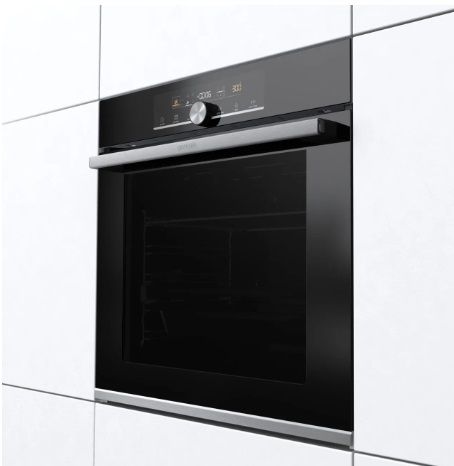 Шафа Gorenje BPSX6747A05BG духова електрична, 77л, A+, дисплей, піроліз, чорний