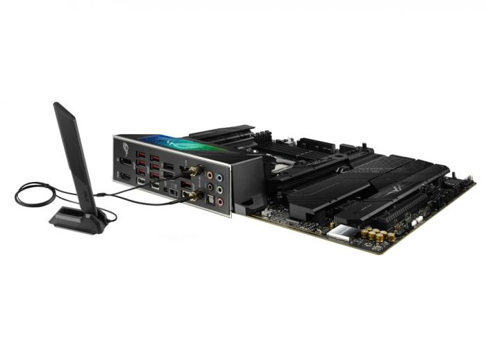 Материнcька плата ASUS ROG STRIX X670E-F GAMING WIFI sAM5 X670 4xDDR5 M.2 USB HDMI-DP WiFi BT ATX