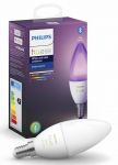Лампа розумна Philips  Hue E14, 5.3W(40Вт), 2000K-6500K, RGB, ZigBee, Bluetooth, димування